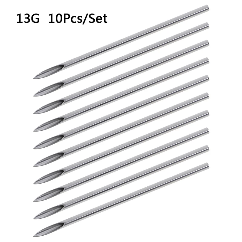 10pcs/set Disposable Tattoo 12g/14g/16g/18g/20g Piercing Needles For Navel Nipple Ear Nose Lip Tattoo Piercing Needles Kit Tool
10pcs/set Disposable Tattoo 12g/14g/16g/18g/20g Piercing Needles For Navel Nipple Ear Nose Lip Tattoo Piercing Needles Kit Tool
