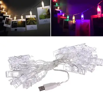 Light String Fairy Lights Pictures Clip USB Room Decoration Wedding Party Christmas Tree NEW LED Lamp
Light String Fairy Lights Pictures Clip USB Room Decoration Wedding Party Christmas Tree NEW LED Lamp