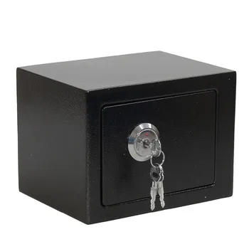 New Arrival Professional and Durable Strong Iron Steel Key Operated Security Money Cash Safe Box For Home Office Jewelry Black
New Arrival Professional and Durable Strong Iron Steel Key Operated Security Money Cash Safe Box For Home Office Jewelry Black