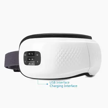 Electric Vibration Bluetooth Eye Massager Eye Care Device Wrinkle Fatigue Relieve Vibration Massage Hot Compress Therapy Glasses
Electric Vibration Bluetooth Eye Massager Eye Care Device Wrinkle Fatigue Relieve Vibration Massage Hot Compress Therapy Glasses