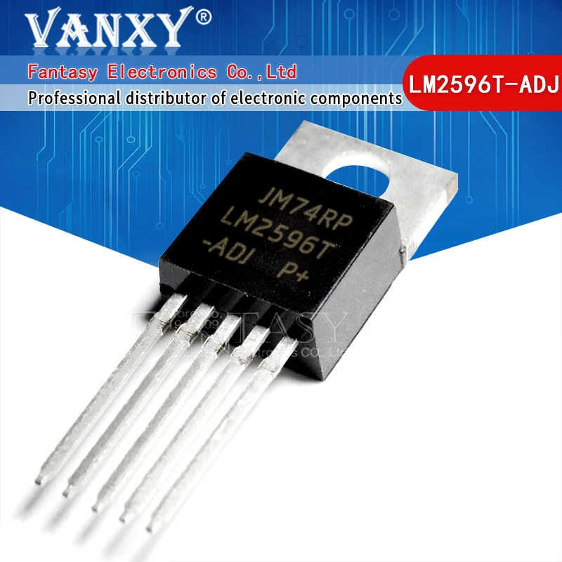 10pcs LM2596T-ADJ LM2596T LM2596 2596T-ADJ Power Converter IC TO-220 | Электронные компоненты и принадлежности