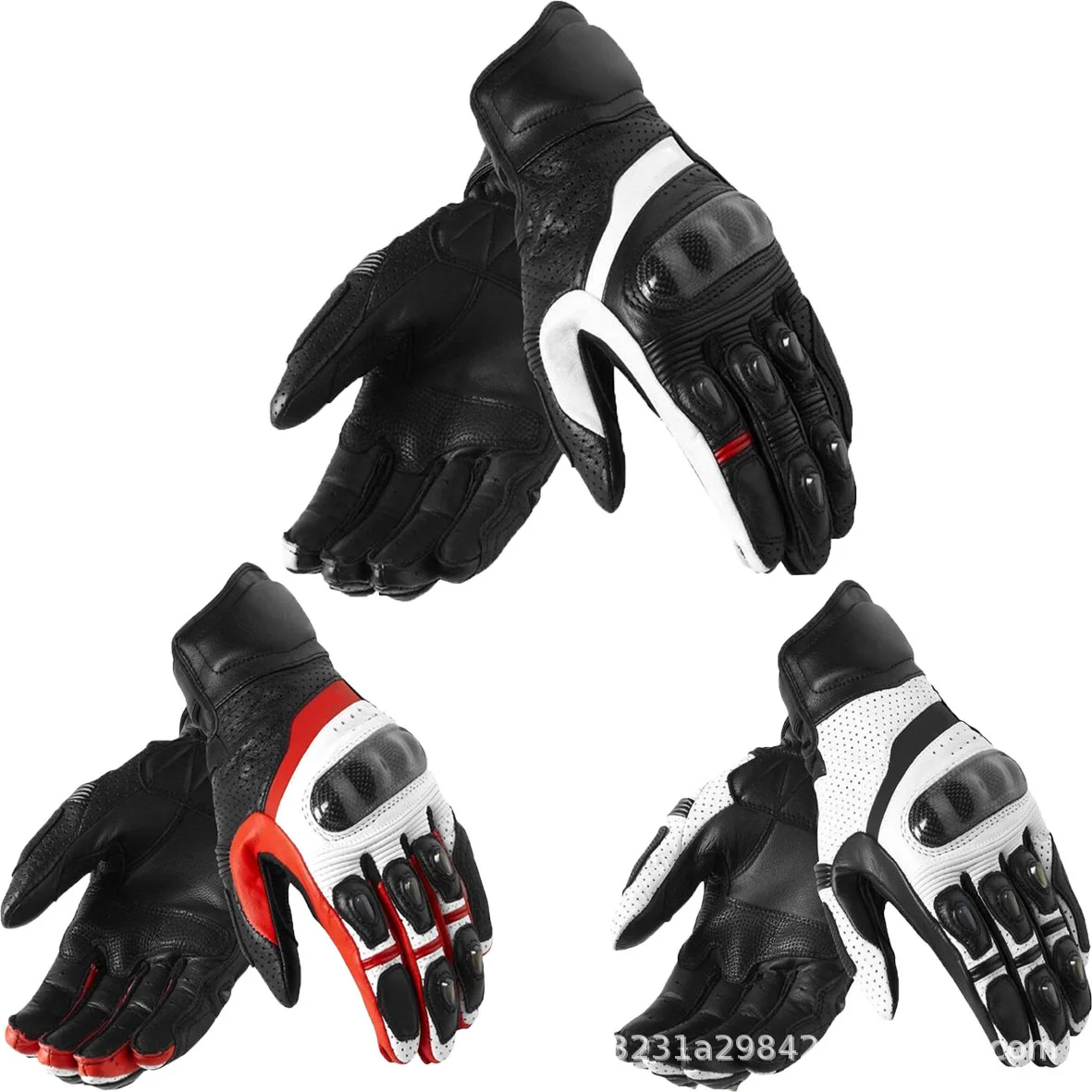 

Chevron Carbon Motorbike Gloves Riding Off-road Locomotive Shatter-resistant Protective Gloves Race Car Knight Gloves