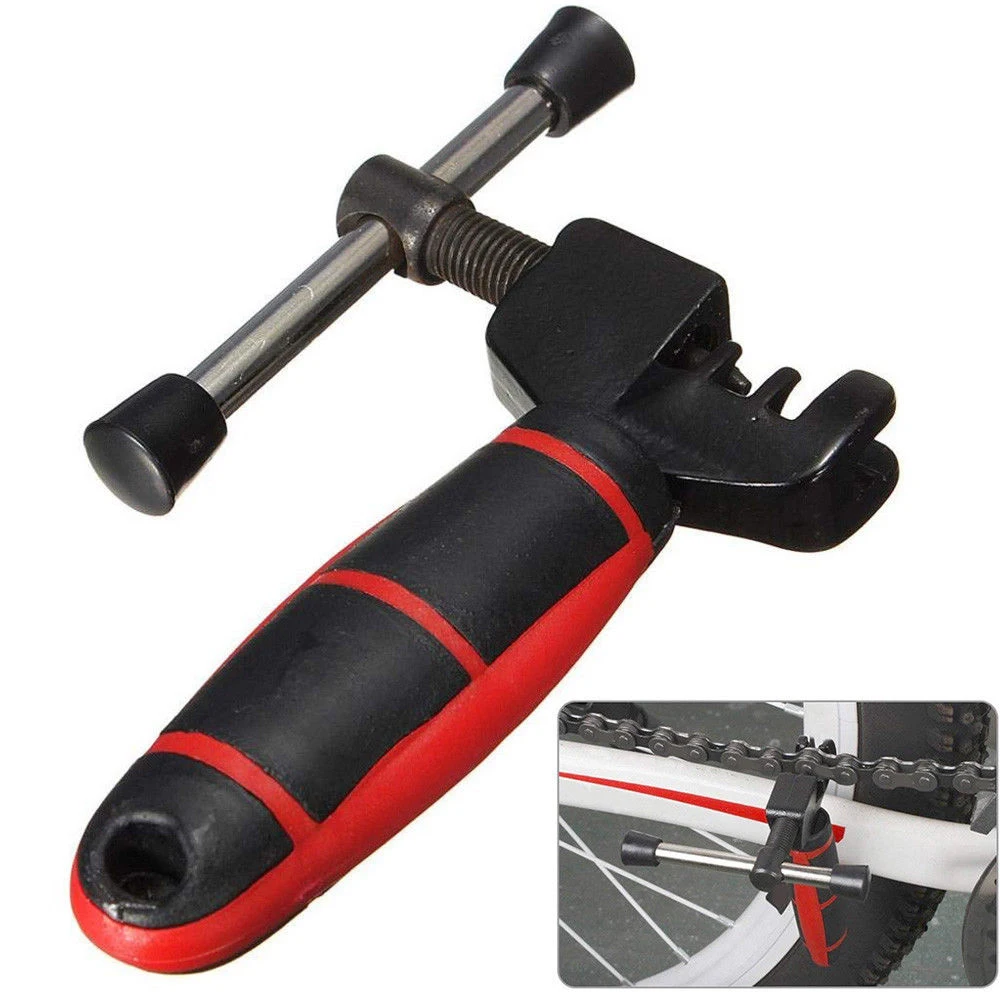 Portable Bike Steel Chain Splitter Breaker Bicycle Removal Rivet Repair Tool For Remove And Install Chain Pins
Portable Bike Steel Chain Splitter Breaker Bicycle Removal Rivet Repair Tool For Remove And Install Chain Pins