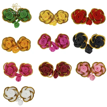 50set Cord Braided Looped Fastener Closure Knot Buttons Sew on Chair Cover Clothes Decorated 31mm*62mm
50set Cord Braided Looped Fastener Closure Knot Buttons Sew on Chair Cover Clothes Decorated 31mm*62mm