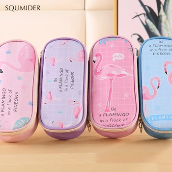 Creative Pencil Case PU Flamingo Large Zipper Bags Pen Holders School Supplies Stationery Pouch with Holder Student (Pink)
Creative Pencil Case PU Flamingo Large Zipper Bags Pen Holders School Supplies Stationery Pouch with Holder Student (Pink)