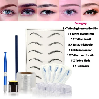 Fast Delivery Microblading Pen Tattoo Practice Skin HandMade Pen Makeup Eyebrow Tattoo Needle Pigment Kit 2020 New Tattoo Sets
Fast Delivery Microblading Pen Tattoo Practice Skin HandMade Pen Makeup Eyebrow Tattoo Needle Pigment Kit 2020 New Tattoo Sets