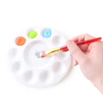 Paint Palette Tray Round Plastic Watercolor Mixing Palette DIY Craft Kids Art Supplies 
Paint Palette Tray Round Plastic Watercolor Mixing Palette DIY Craft Kids Art Supplies