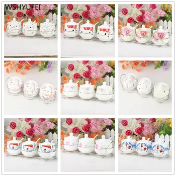 4Pcs Direct selling pastoral wind flower cartoon modeling ceramic seasoning jar home hotel kitchen bone china storage decoration 
4Pcs Direct selling pastoral wind flower cartoon modeling ceramic seasoning jar home hotel kitchen bone china storage decoration