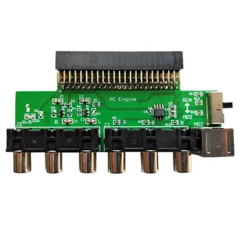 High Quality RGBS Card Video Booster RGBS Signal Output Audio Output for PCE PC Engine Console for Grafx TV AC Conveter
High Quality RGBS Card Video Booster RGBS Signal Output Audio Output for PCE PC Engine Console for Grafx TV AC Conveter