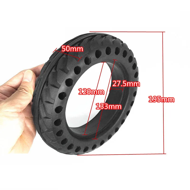 200x50mm / 8" Explosion-proof Electric Scooter Bike Tubeless Solid Tyre Rear Wheel Rubber Bee Hive Holes Tires Scooter parts
200x50mm / 8" Explosion-proof Electric Scooter Bike Tubeless Solid Tyre Rear Wheel Rubber Bee Hive Holes Tires Scooter parts