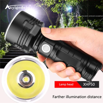 Super Powerful LED Flashlight XML L2 XHP50 Tactical Torch USB Rechargeable Linterna P50 Flash Lamp Ultra Bright Lantern Camping
Super Powerful LED Flashlight XML L2 XHP50 Tactical Torch USB Rechargeable Linterna P50 Flash Lamp Ultra Bright Lantern Camping