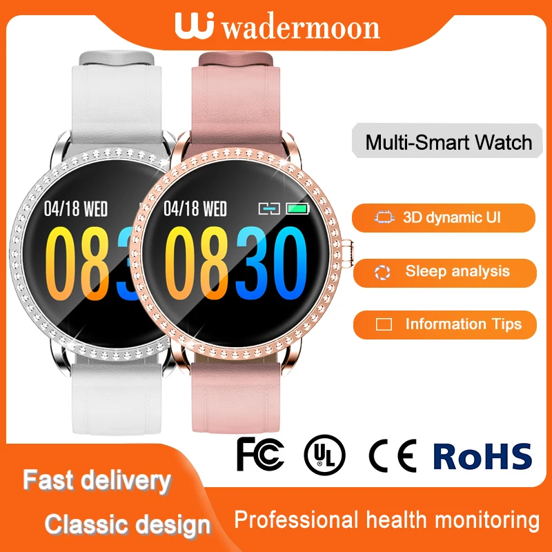 New Women Waterproof Smart Bracelet PPG Heart Rate Wristband 3D dynamic UI Screen Sleep ECG Blood Pressure Oxygen Smartband
New Women Waterproof Smart Bracelet PPG Heart Rate Wristband 3D dynamic UI Screen Sleep ECG Blood Pressure Oxygen Smartband