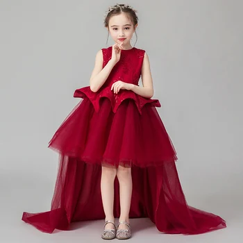 Red Tulle Flower Girl Dress Pageant Evening Party Wedding Kids Dresses For Girls Trailing Birthday Princess Communion Costumes
Red Tulle Flower Girl Dress Pageant Evening Party Wedding Kids Dresses For Girls Trailing Birthday Princess Communion Costumes
