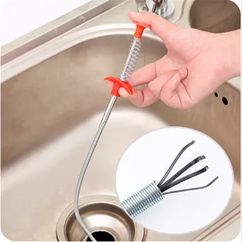 60cm Spring Pipe Dredging Tools Drain Cleaner Sticks Clog Remover Cleaning Tools Household for Kitchen Sink Useful Home Tools
60cm Spring Pipe Dredging Tools Drain Cleaner Sticks Clog Remover Cleaning Tools Household for Kitchen Sink Useful Home Tools