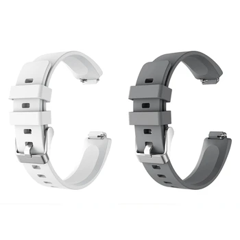 2 Pcs Silicone Sports Band Strap Bracelet Replacement Band Compatible Fitbit Inspire Hr and Inspire, White & Gray
2 Pcs Silicone Sports Band Strap Bracelet Replacement Band Compatible Fitbit Inspire Hr and Inspire, White & Gray