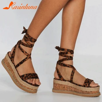 Karinluna 2020 Big Size 43 Straw Platform Summer Gladiator Lace Up Dropship Wedge Heels Shoelaces Shoes Women Sandals
Karinluna 2020 Big Size 43 Straw Platform Summer Gladiator Lace Up Dropship Wedge Heels Shoelaces Shoes Women Sandals