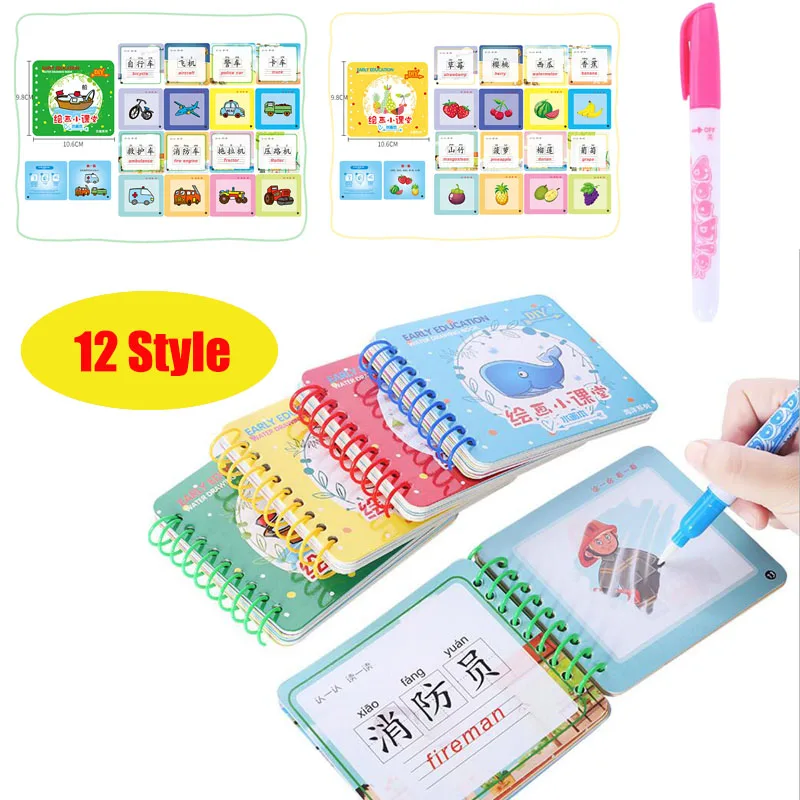 Magic Water Drawing Book Montessori Painting Board Drawing Toy Kids Toys Coloring Book Doodle & Magic Pen Birthday Gift
Magic Water Drawing Book Montessori Painting Board Drawing Toy Kids Toys Coloring Book Doodle & Magic Pen Birthday Gift