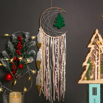 2020 Christmas Dream Catcher Kids Room Decoration Handmade Feather Deer Tree Moon Large Dreamcatcher Wall Hanging Decoration
2020 Christmas Dream Catcher Kids Room Decoration Handmade Feather Deer Tree Moon Large Dreamcatcher Wall Hanging Decoration