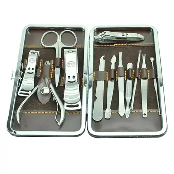 12Pcs Professional Nail Clippers Nipper Cutter Manicure Personal Nail Care Tool Scissor Pusher Tweezer Nail File Set Pedicure
12Pcs Professional Nail Clippers Nipper Cutter Manicure Personal Nail Care Tool Scissor Pusher Tweezer Nail File Set Pedicure