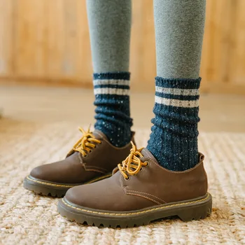 Thick Terry Wool Socks Women for Autumn and Winter with Striped Dotted Yarn Warm Christmas Socks
Thick Terry Wool Socks Women for Autumn and Winter with Striped Dotted Yarn Warm Christmas Socks