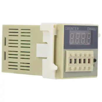 DH48J-A Digital Display LCD Screen Counter Signal Input 11 Pin Counter 0~999900
