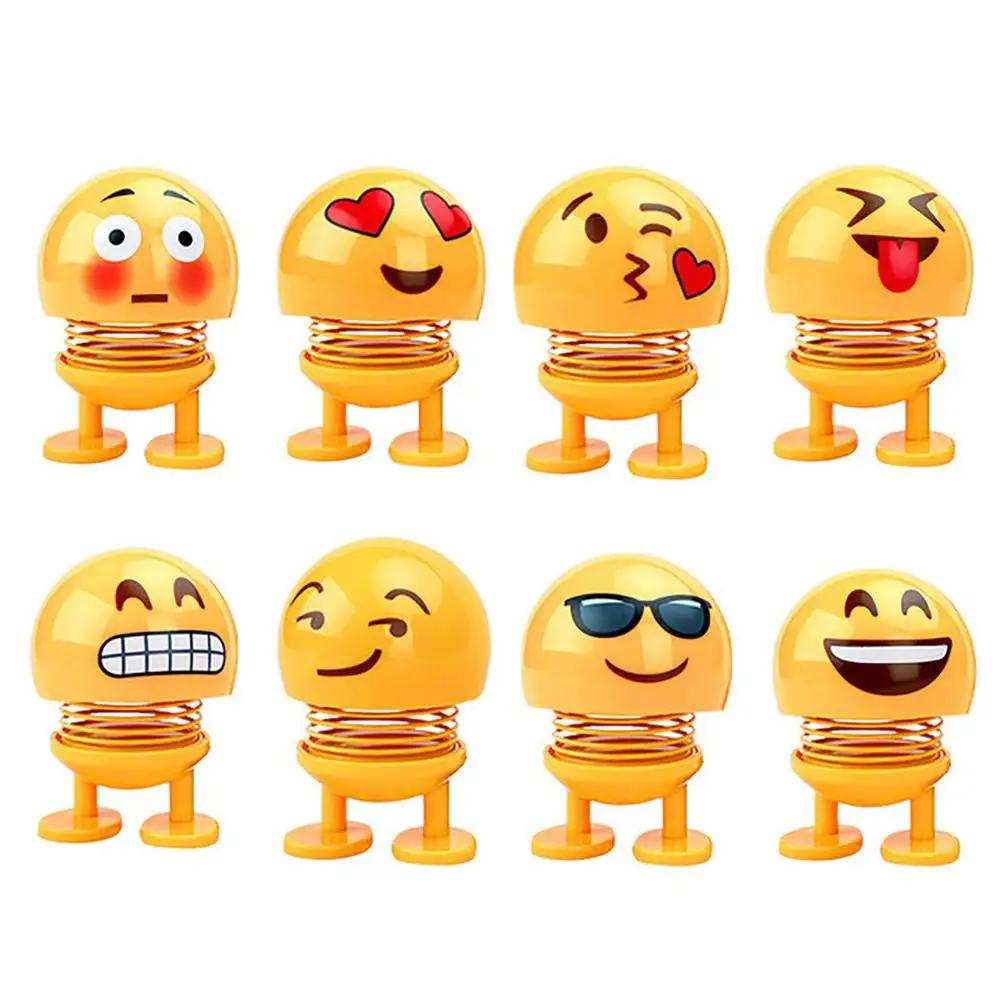 Shaking Head Expression Bouncing Doll Spring Doll with Cute Expression Shaking Head Expression Bouncing Man Car Doll Kids Toys
Shaking Head Expression Bouncing Doll Spring Doll with Cute Expression Shaking Head Expression Bouncing Man Car Doll Kids Toys