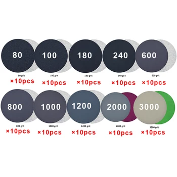 100pcs/Set Round Sand Paper Sandpaper Dry/Wet Grinding Car Polishing Tool 125MM silicon carbide and waterproof sandpaper
100pcs/Set Round Sand Paper Sandpaper Dry/Wet Grinding Car Polishing Tool 125MM silicon carbide and waterproof sandpaper