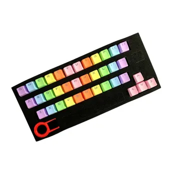 37 Key Computer Accessory Translucidus Office Practical Backlit Mechanical Keyboard Switches Replacement PBT Keycap Set Colorful
37 Key Computer Accessory Translucidus Office Practical Backlit Mechanical Keyboard Switches Replacement PBT Keycap Set Colorful