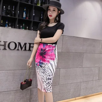 Women's Pencil Skirt Summer Casual Print Flower High Waist Slim Skirts Vintage Office Midi Skirt Female Faldas Mujer Jupe Femme
Women's Pencil Skirt Summer Casual Print Flower High Waist Slim Skirts Vintage Office Midi Skirt Female Faldas Mujer Jupe Femme