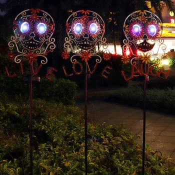 Set of 3 Solar Skull Ground Light Christmas Iron Skull Necklace Garden Courtyard LED Lawn Light
Set of 3 Solar Skull Ground Light Christmas Iron Skull Necklace Garden Courtyard LED Lawn Light