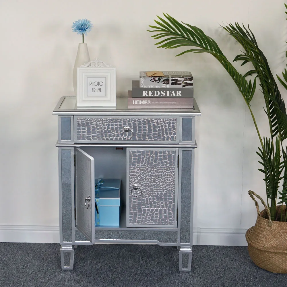 60 x 33 x 71cm FCH Mirror One Drawer Two Doors Wooden Cabinet Entrance Cabinet Side Table
60 x 33 x 71cm FCH Mirror One Drawer Two Doors Wooden Cabinet Entrance Cabinet Side Table