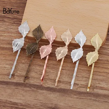 BoYuTe (40 Pieces/Lot) 9*43MM Metal Leaf Hairpin Barrette Vintage Diy Handmade Hair Accessories Wholesale
BoYuTe (40 Pieces/Lot) 9*43MM Metal Leaf Hairpin Barrette Vintage Diy Handmade Hair Accessories Wholesale