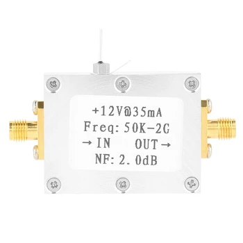 50K-2GHz RF Amplifier Broadband with Low Noise Amplifier LNA Gain 31DB@0.5G 50Ω
50K-2GHz RF Amplifier Broadband with Low Noise Amplifier LNA Gain 31DB@0.5G 50Ω