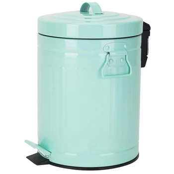 Bathroom Trash Can with Lid, Trash Can for Bedroom Office Suitable for Bathroom, Bedroom, Office, Desk, 5 Liters
Bathroom Trash Can with Lid, Trash Can for Bedroom Office Suitable for Bathroom, Bedroom, Office, Desk, 5 Liters