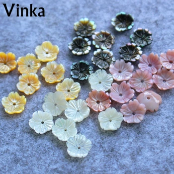 100psc Natural sea shell 10mm beautiful carving five-petal shell flower shape novel fashion Jewelry Making Accessories
100psc Natural sea shell 10mm beautiful carving five-petal shell flower shape novel fashion Jewelry Making Accessories