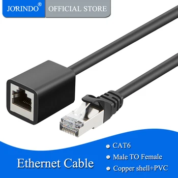 JORINDO Ethernet Extension Cable Network Cat6 Extension Patch Cable RJ45 Cords Shielded Male to Female Connector (1.6FT-9.8FT)
JORINDO Ethernet Extension Cable Network Cat6 Extension Patch Cable RJ45 Cords Shielded Male to Female Connector (1.6FT-9.8FT)