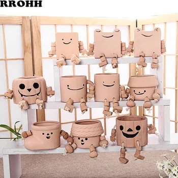 Succulent Flower Pot Ceramic Flower Pot Cute Creative Plant Flower Pot Robot Flower Pot Ceramic Bonsai Office Decoration
Succulent Flower Pot Ceramic Flower Pot Cute Creative Plant Flower Pot Robot Flower Pot Ceramic Bonsai Office Decoration