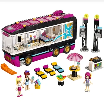 684 Pcs 10407 Friends Pop Star Tour Bus Building Blocks 41106 Logoing Friends Figures Bricks Toys for Children Model Toys Gift
684 Pcs 10407 Friends Pop Star Tour Bus Building Blocks 41106 Logoing Friends Figures Bricks Toys for Children Model Toys Gift