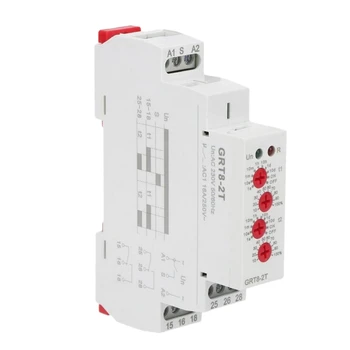 GRT8-2T Double Delay on Timer Relay AC230V DPDT Relay Din Rail Type Time Delay Relay
GRT8-2T Double Delay on Timer Relay AC230V DPDT Relay Din Rail Type Time Delay Relay
