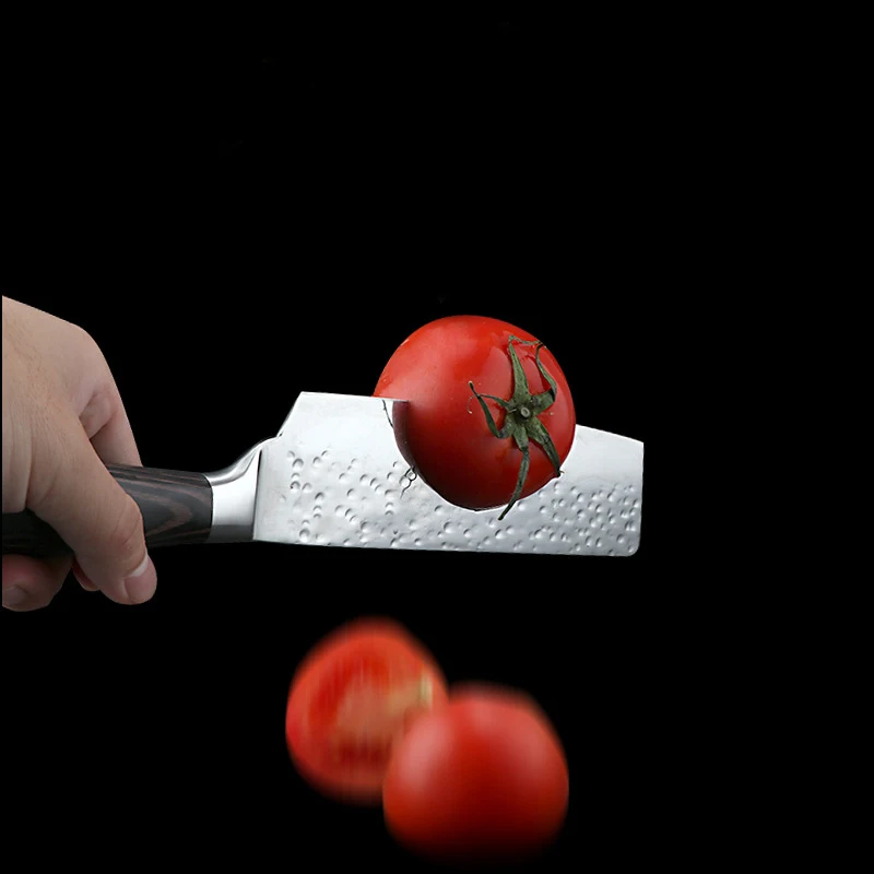 Kitchen knife forging hammer 7cr17 kitchen knife 8 inch chef knife slicing knife kitchen knife color wood handle
Kitchen knife forging hammer 7cr17 kitchen knife 8 inch chef knife slicing knife kitchen knife color wood handle