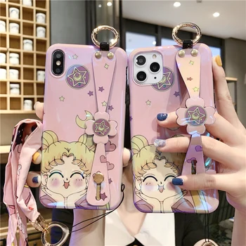 For iPhone 11 pro max case cute cartoon cover iPX XS MAX/XR sailor moon soft shell 6/6s+ kickstand girl gifts 7/8 plus+ strap
For iPhone 11 pro max case cute cartoon cover iPX XS MAX/XR sailor moon soft shell 6/6s+ kickstand girl gifts 7/8 plus+ strap