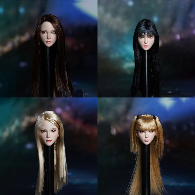 In Stock SUPER DUCK 1/6 SDH028 Female Long Hair Head Sculpt Carving Model Fit 12'' Action Figure Body 
In Stock SUPER DUCK 1/6 SDH028 Female Long Hair Head Sculpt Carving Model Fit 12'' Action Figure Body