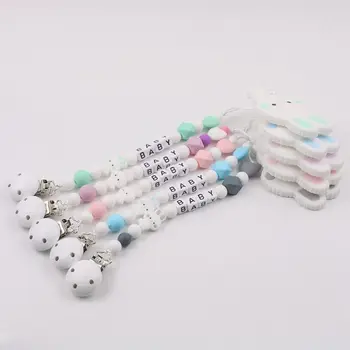 Child Baby Pacifier Chain Clip Silicone Cartoon Rabbit Teether Teething Soother Molar Infant Toy Accessories
Child Baby Pacifier Chain Clip Silicone Cartoon Rabbit Teether Teething Soother Molar Infant Toy Accessories