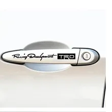 4 шт. автомобильные наклейки на дверные ручки аксессуары для AUDI S