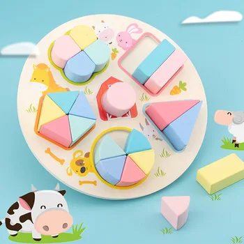 New Geometric Shape Board Three-Dimensional Jigsaw Puzzle Toy Wooden Pattern Stacking Montessori Educational Children'S Toys
New Geometric Shape Board Three-Dimensional Jigsaw Puzzle Toy Wooden Pattern Stacking Montessori Educational Children'S Toys