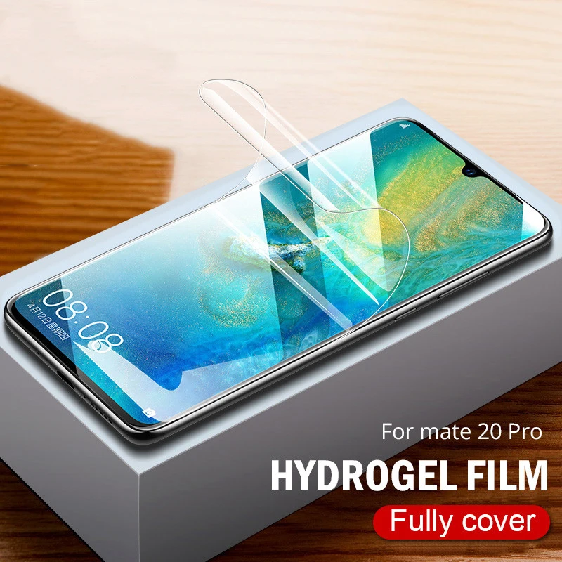 Для Huawei P30 P20 Pro Mate 20 Lite мягкая Гидрогелевая пленка для защиты экрана Honor 9X 8X 10