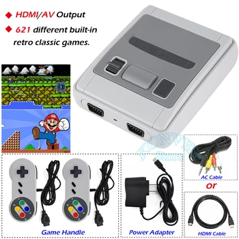 2019New Video Game Console Built-in 621Games 8Bit Family Mini Retro Classic AV/HDMI Output Handheld Gaming Player for Super SNES
2019New Video Game Console Built-in 621Games 8Bit Family Mini Retro Classic AV/HDMI Output Handheld Gaming Player for Super SNES
