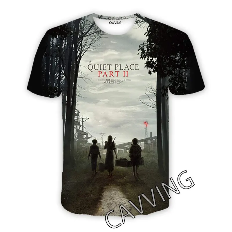 CAVVING 3D Printed Movies A Quiet Place Casual T-shirts Hip Hop Tee Shirts Harajuku Styles Tops Clothing for Men/women
CAVVING 3D Printed Movies A Quiet Place Casual T-shirts Hip Hop Tee Shirts Harajuku Styles Tops Clothing for Men/women