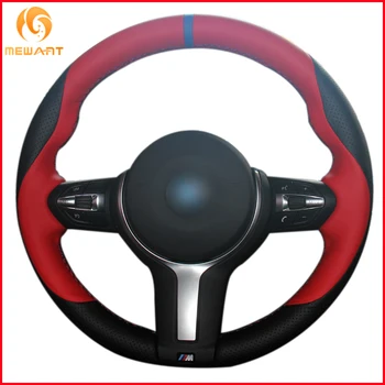 Black Red Genuine Leather Car Steering Wheel Cover for BMW F87 M2 F80 M3 F82 M4 M5 F12 F13 M6 F85 X5 M F86 X6 M F33 F30 M Sport
Black Red Genuine Leather Car Steering Wheel Cover for BMW F87 M2 F80 M3 F82 M4 M5 F12 F13 M6 F85 X5 M F86 X6 M F33 F30 M Sport