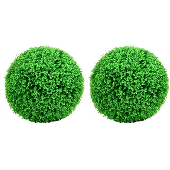 2Pcs Artificial Plant Ball 11.8Inch Boxwood Buxus Grass Topiary Balls,Indoor Outdoor Fake Plant Wedding Party Decoration
2Pcs Artificial Plant Ball 11.8Inch Boxwood Buxus Grass Topiary Balls,Indoor Outdoor Fake Plant Wedding Party Decoration